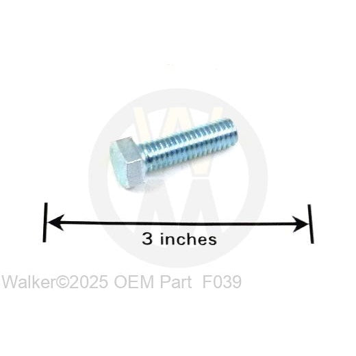 Walker Part # F039 : 3/8-16x1-1/4 HEX BOLT