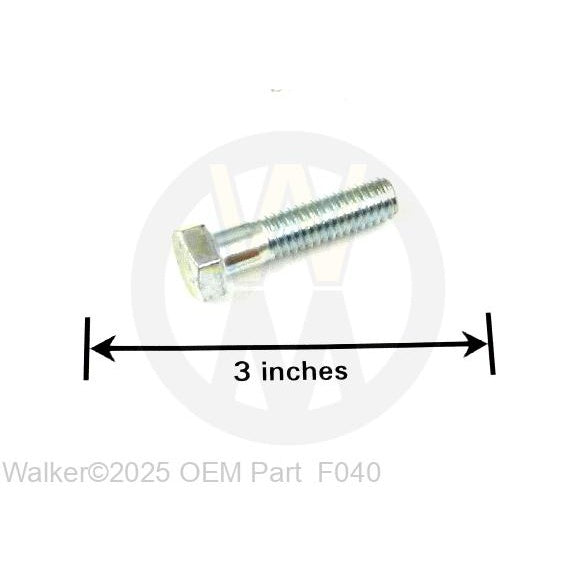 Walker Part # F040 : 3/8-16x1-1/2 HEX BOLT