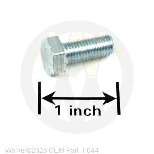 Walker Part # F044 : 5/16-24x3/4 HEX BOLT