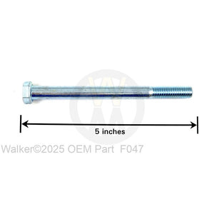 Walker Part # F047 : 3/8-16x4-1/2 HEX BOLT