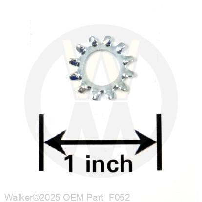 Walker Part # F052 : 5/16 EXTERNAL STAR LOCK WASHER