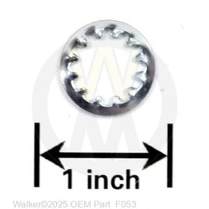 Walker Part # F053 : 7/16 INTERNAL STAR LOCK WASHER