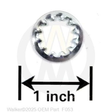 Walker Part # F053 : 7/16 INTERNAL STAR LOCK WASHER