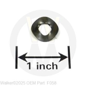 Walker Part # F058 : 1/4 WAVE SPRING WASHER