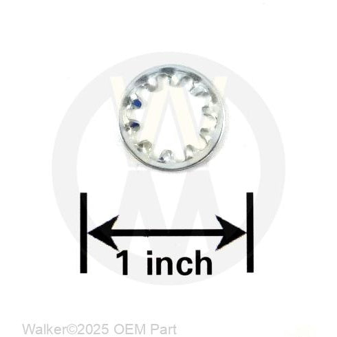 Walker Part # F062 : #8 INTERNAL STAR LOCK WASHER