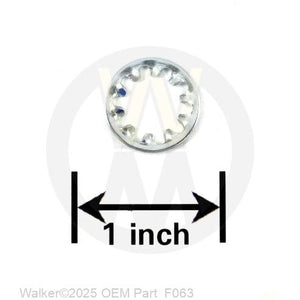 Walker Part # F063 : 3/8 INTERNAL STAR LOCK WASHER