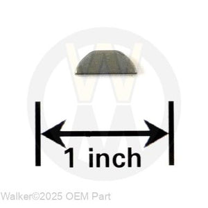 Walker Part # F064 : 1/8x1/2 WOODRUFF KEY (#3)