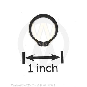 Walker Part # F071 : 3/4 EXTERNAL SNAP RING