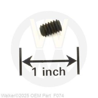 Walker Part # F074 : 1/4-20x3/8 SET SCREW