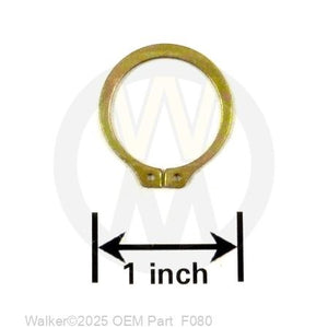 Walker Part # F080 : 7/8 EXTERNAL SNAP RING