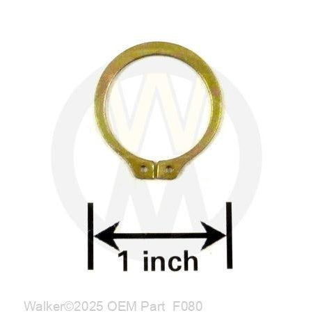 Walker Part # F080 : 7/8 EXTERNAL SNAP RING
