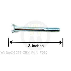 Walker Part # F090 : 1/4-20x2-1/2 HEX BOLT