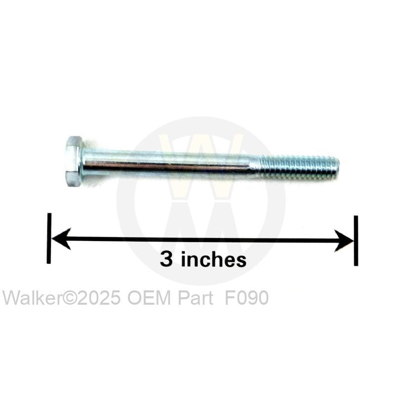 Walker Part # F090 : 1/4-20x2-1/2 HEX BOLT
