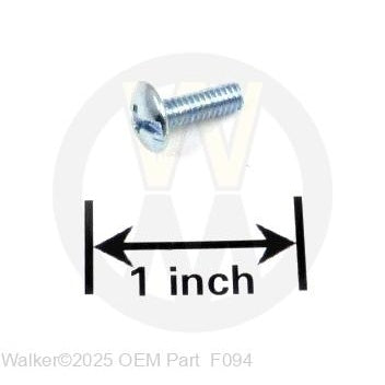 Walker Part # F094 : 8-32x1/2 PTHMS
