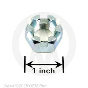 Walker Part # F098 : 5/8-18 SLOTTED HEX NUT
