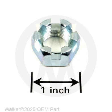 Walker Part # F098 : 5/8-18 SLOTTED HEX NUT