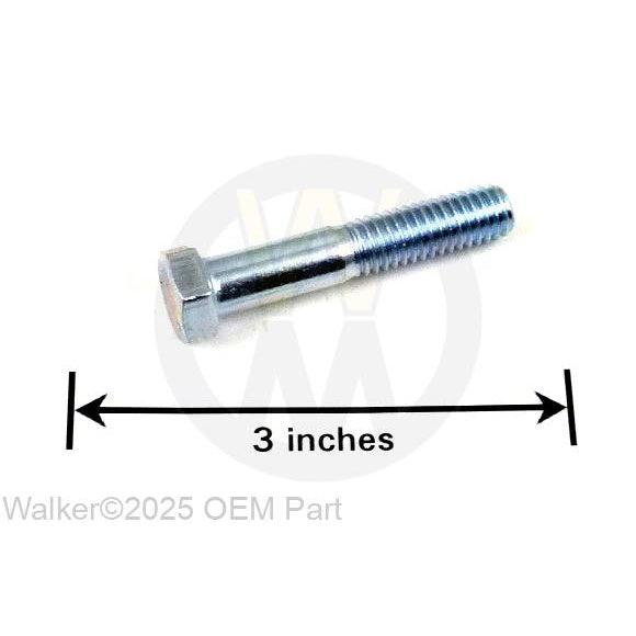 Walker Part # F108 : 3/8-16x2 HEX BOLT