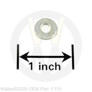Walker Part # F115 : #8 SAE WASHER