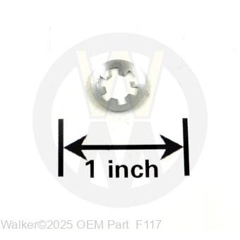 Walker Part # F117 : RETAINER RING