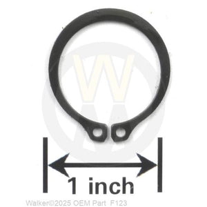 Walker Part # F123 : 1' EXTERNAL SNAP RING