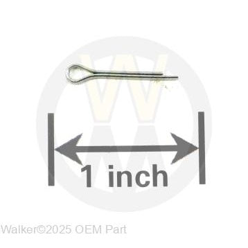 Walker Part # F127 : 1/16x1/2 COTTER PIN