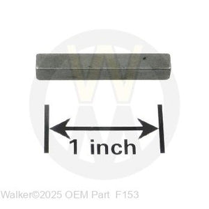 Walker Part # F153 : 3/16x3/16x1-1/4 KEY
