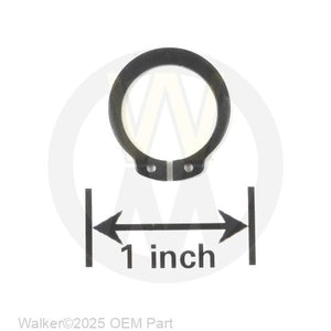 Walker Part # F160 : EXTERNAL SNAP RING (.669 SHAFT)