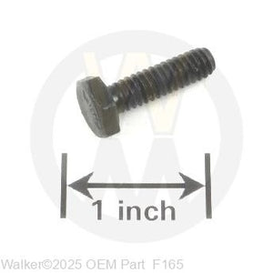 Walker Part # F165 : 1/4-20x7/8 HEX BOLT-PLAIN