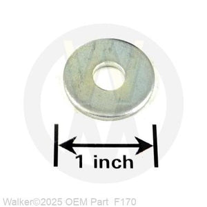 Walker Part # F170 : 5/16x1x7/64 FLAT WASHER (ZINC PLATE)