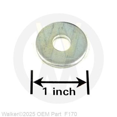 Walker Part # F170 : 5/16x1x7/64 FLAT WASHER (ZINC PLATE)