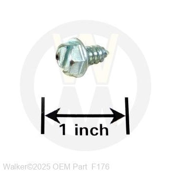 Walker Part # F176 : #14x1/2 SM SCREW