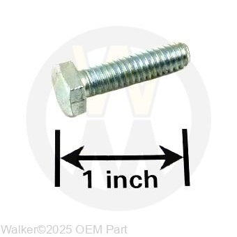 Walker Part # F179 : 1/4-20x1 HEX BOLT
