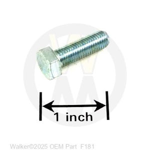 Walker Part # F181 : 5/16-24x1 HEX BOLT