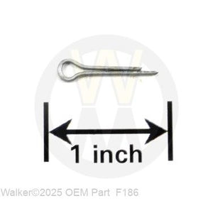 Walker Part # F186 : 5/64x1/2 COTTER PIN