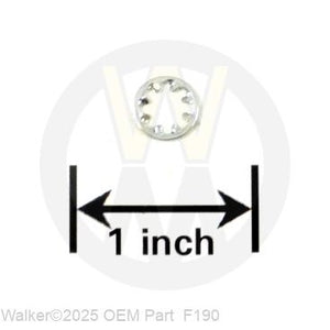 Walker Part # F190 : #10 INTERNAL STAR LOCK WASHER