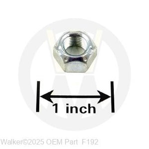 Walker Part # F192 : 3/8-24 SELF-LOCKING NUT