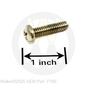 Walker Part # F196 : 1/4-20x1 PPHMS/SS