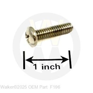 Walker Part # F196 : 1/4-20x1 PPHMS/SS