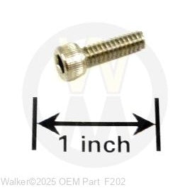 Walker Part # F202 : 10-24x5/8 SC SCREW SS (GRADE 5)