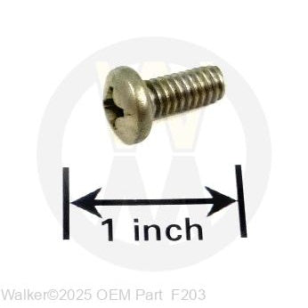 Walker Part # F203 : 1/4-20x5/8 PPHMS/SS