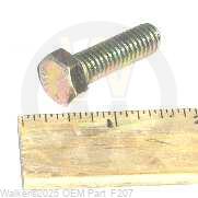 Walker Part # F207 : (OB) 3/8-16x1-1/4 Hex Bolt/GR8