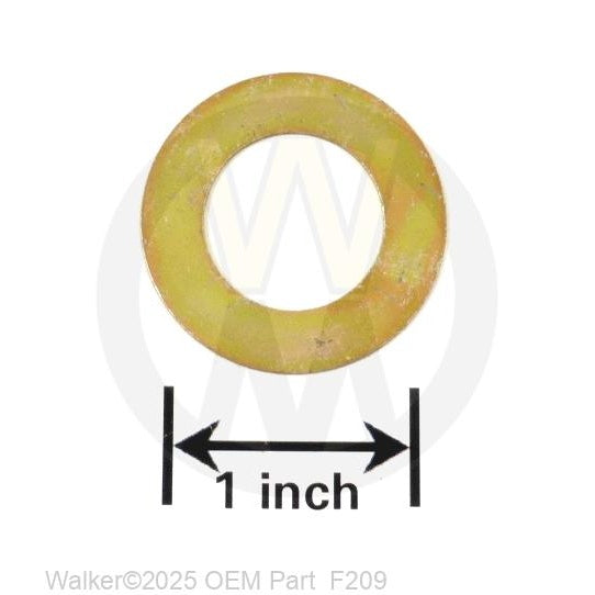 Walker Part # F209 : .765IDx1.312ODx.032 WASHER