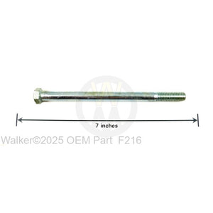 Walker Part # F216 : (OB) 3/8-16x5-1/2 HEX BOLT