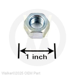 Walker Part # F217 : 7/16-14 HEX NUT