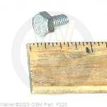 Walker Part # F220 : M6x1.0x10 HEX BOLT