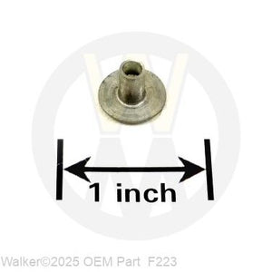 Walker Part # F223 : 3/16x5/16 SEMI-TUBULAR RIVET