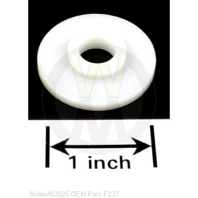 Walker Part # F227 : 3/8x1-1/4x1/8 PLASTIC WASHER