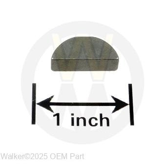 Walker Part # F231 : 1/4x3/4 WOODRUFF KEY (#806)