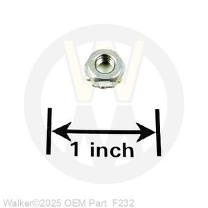 Walker Part # F232 : 10-32 KEPS NUT