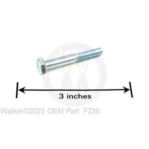 Walker Part # F236 : 1/4-20x1-3/4 HEX BOLT